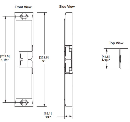Hes Innovations 9600 Series Electric Strike